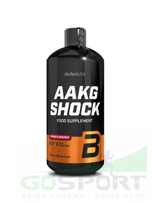 ААКГ BioTechUSA AAKG Shock Extreme 1000 мл, Вишня ААКГ BioTechUSA AAKG Shock Extreme 1000 мл, Вишня