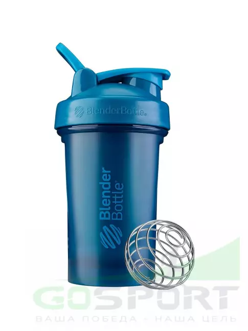  BlenderBottle Classic V2 591мл Full Color Ocean Blue 591 мл / 20 oz, Синий