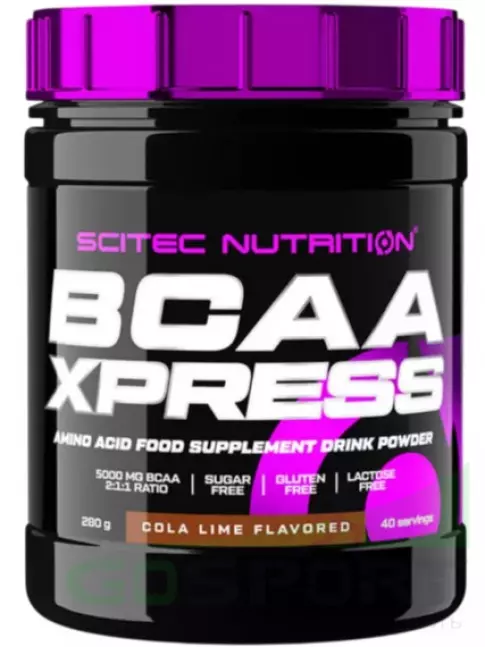 БСАА Scitec Nutrition BCAA Xpress 2:1:1 280 г, Кола-лайм