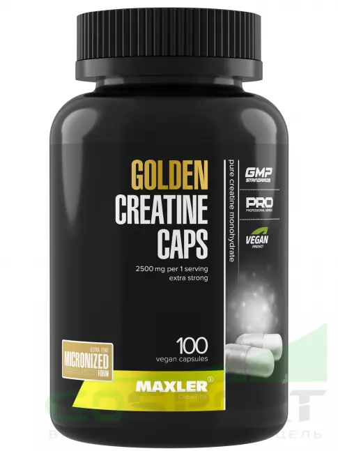  MAXLER 100% Golden Creatine 100 веган капсул