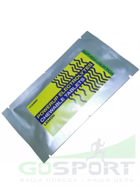 Солевые таблетки Powerup Electrolytes Chewable Tablets 2 x 15 таблеток, Лимон