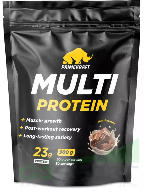 Комплексный протеин PRIMEKRAFT Multi Protein 900 г, Молочный шоколад Комплексный протеин PRIMEKRAFT Multi Protein 900 г, Молочный шоколад