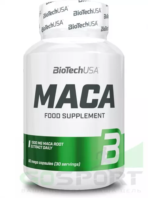 BioTechUSA Maca 1500 mg 60 капсул BioTechUSA Maca 1500 mg 60 капсул