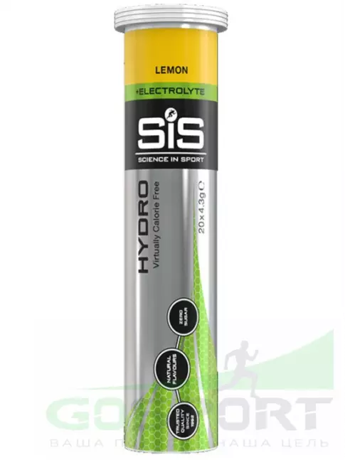 Изотоник SCIENCE IN SPORT (SiS) GO Hydro Tablet 20s 6 x 20 таблеток, Лимон, Кола, Клубника - Лайм