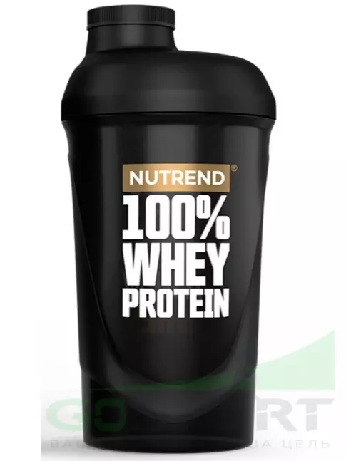NUTREND Шейкер Nutrend (Черный 100% Whey) 600 мл, черный NUTREND Шейкер Nutrend (Черный 100% Whey) 600 мл, черный