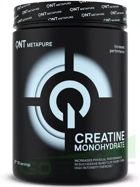 QNT Creatine Monohydrate 300 г, Натуральный QNT Creatine Monohydrate 300 г, Натуральный