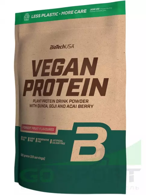 Протеин для веганов BioTechUSA Vegan Protein 500 г, Лесные фрукты Протеин для веганов BioTechUSA Vegan Protein 500 г, Лесные фрукты