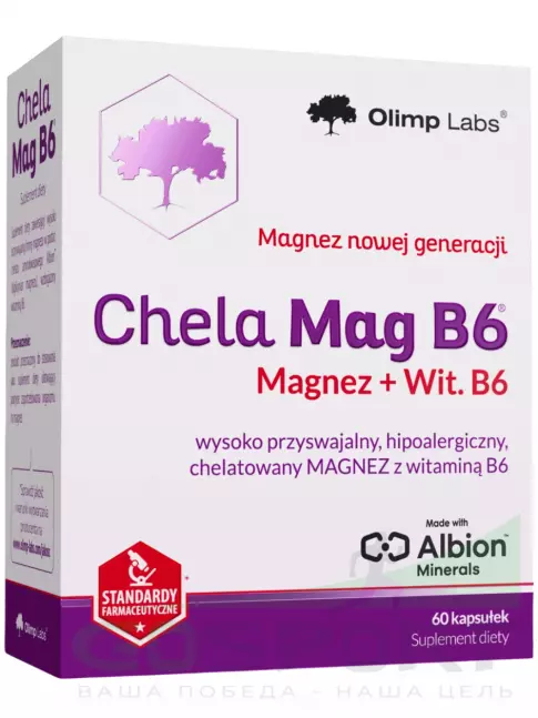 Магний OLIMP Chela-Mag B6 60 капсул
