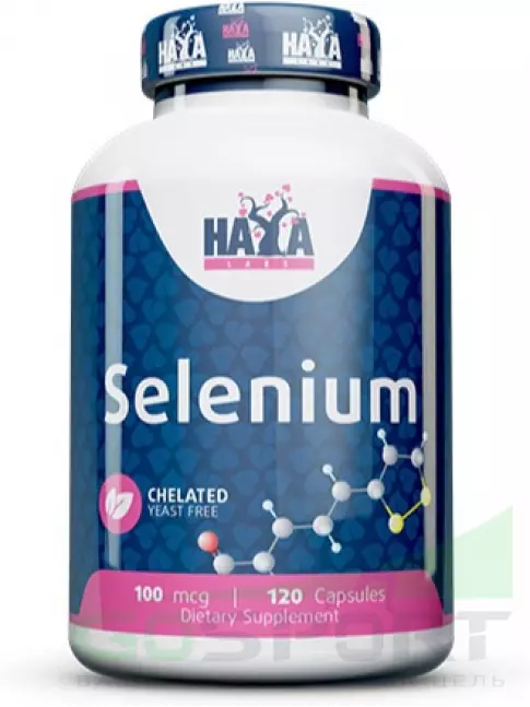Селен Haya Labs Selenium chelated 100 mcg 120 капсул
