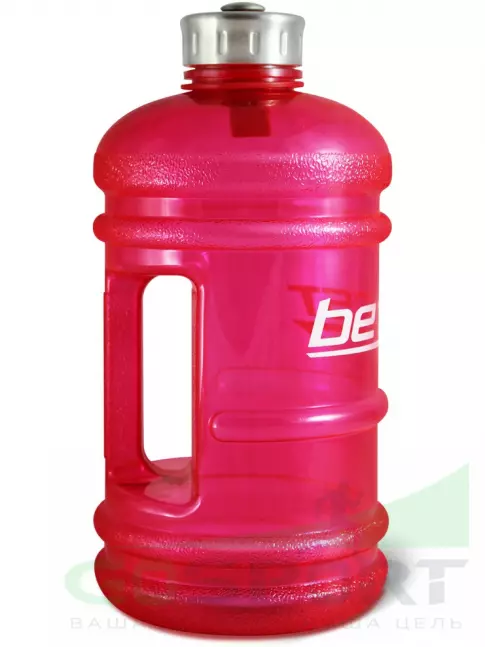 Бутылочки 1000 мл Be First Бутылка для воды 2200 мл (TS 220  прозрачная) 2200 мл, Красный