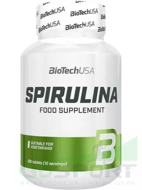 Похудение (снижение веса) BioTechUSA SPIRULINA 100 таблеток
