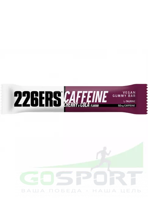 Энергетический батончик 226ERS Gummy bar + caffeine 50 mg 30 г, Вишня с колой