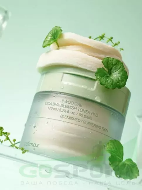 Пилинг-гели Celimax Ji Woo Gae Cica BHA Blemish Toner Pad 170 мл
