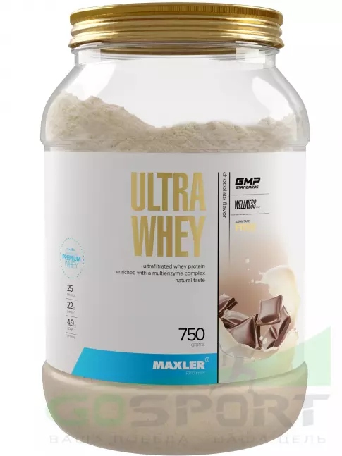  MAXLER Ultra Whey 750 г, Молочный шоколад