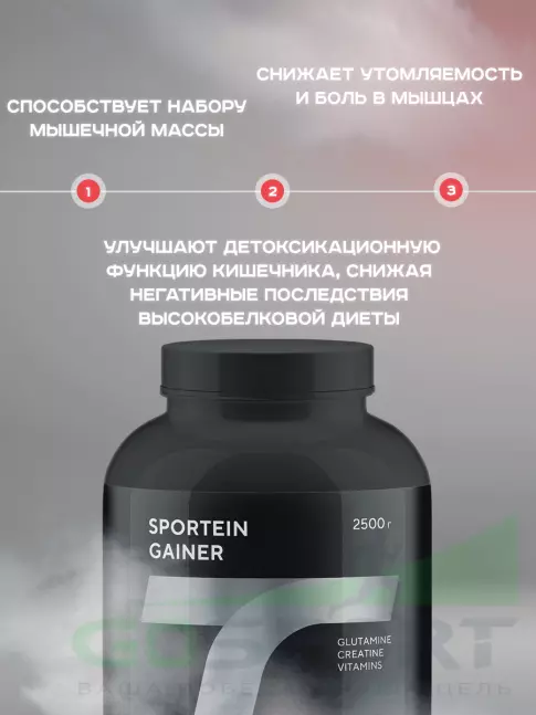 Гейнер Академия-Т Sportein Gainer 2500 г, Шоколад