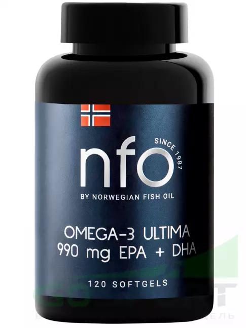 Омега-3 NFO Omega-3 Ultima 120 капсул