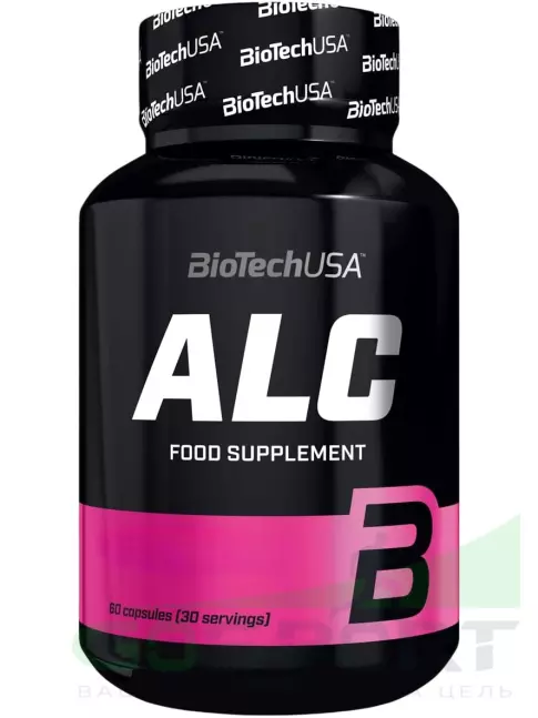 Ацетил L-Карнитин BioTechUSA ALC 600 mg 60 капсул Ацетил L-Карнитин BioTechUSA ALC 600 mg 60 капсул