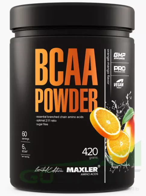 BCAA MAXLER BCAA Powder 420 г, Апельсин - манго