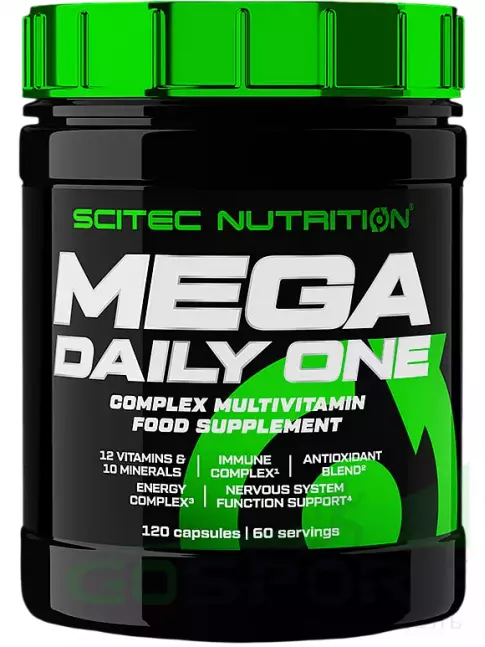 Витаминный комплекс Scitec Nutrition Mega Daily One Plus 120 капсул Витаминный комплекс Scitec Nutrition Mega Daily One Plus 120 капсул