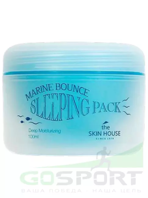 Маски THE SKIN HOUSE Marine Bounce Sleeping Pack 100 мл Маски THE SKIN HOUSE Marine Bounce Sleeping Pack 100 мл