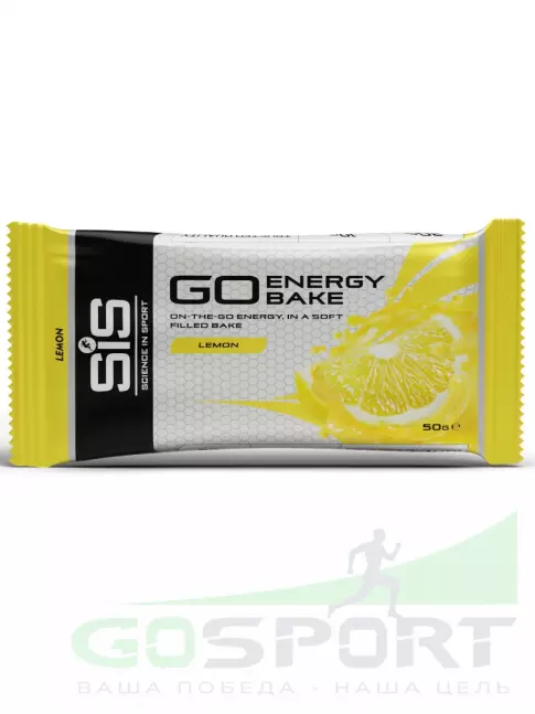 Энергетический батончик SCIENCE IN SPORT (SiS) GO Energy Bake 6 x 50 г, Лимон