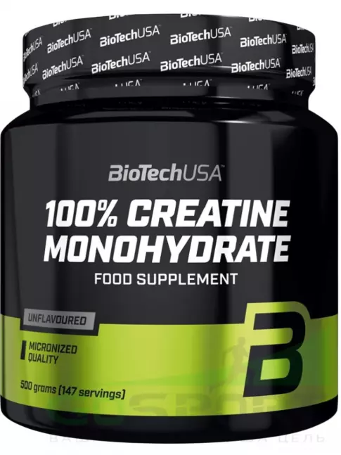 Креатин моногидрат BioTechUSA 100% Creatine Monohydrate 500 г Креатин моногидрат BioTechUSA 100% Creatine Monohydrate 500 г