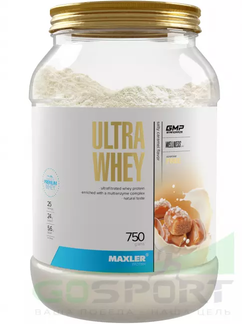 Сывороточный протеин MAXLER Ultra Whey 750 г, Соленая карамель