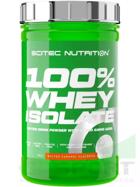 Изолят протеина Scitec Nutrition 100% Whey Isolate 700 г, Соленая карамель