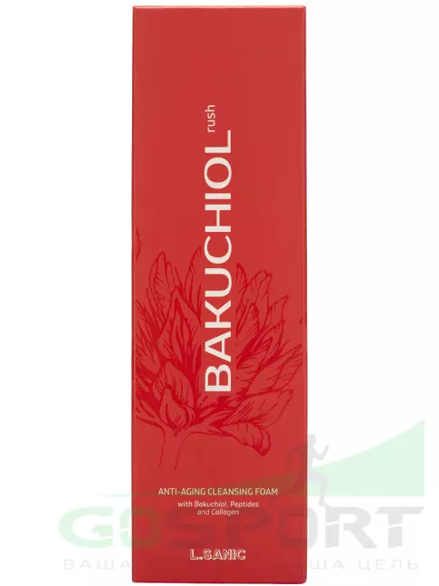 Пенки для умывания L.SANIC Bakuchiol Rush Anti-Aging Cleansing foam 120 мл Пенки для умывания L.SANIC Bakuchiol Rush Anti-Aging Cleansing foam 120 мл