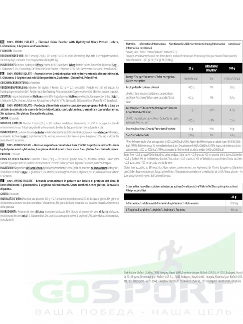 Изолят протеина Scitec Nutrition 100% Hydro Isolate 700 г, Шоколад Изолят протеина Scitec Nutrition 100% Hydro Isolate 700 г, Шоколад