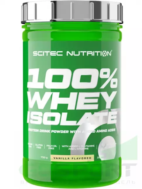 Изолят протеина Scitec Nutrition 100% Whey Isolate 700 г, Ваниль