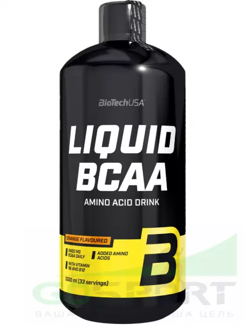 БСАА BioTechUSA Liquid BCAA 2:1:1 1000 мл, Апельсин БСАА BioTechUSA Liquid BCAA 2:1:1 1000 мл, Апельсин