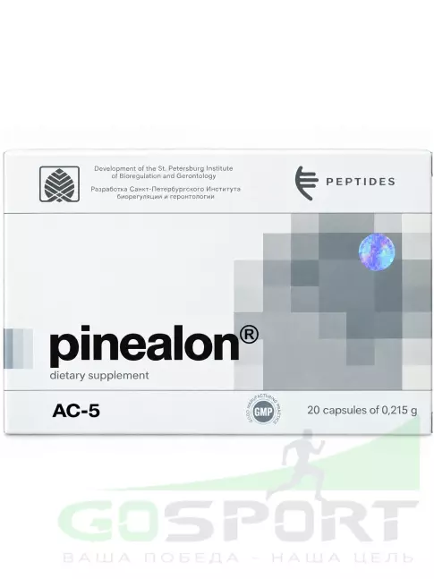 Пептиды Хавинсона PEPTIDES Пинеалон (Pinealon) 20 капсул