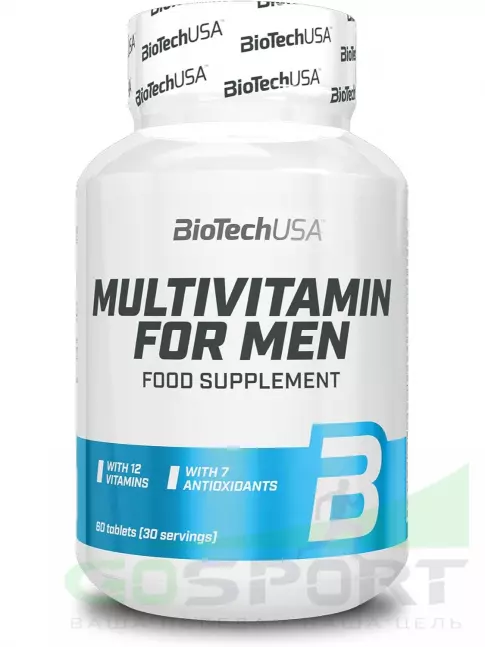  BioTechUSA Multivitamin For Men ДУБЛЬ 60 таблеток