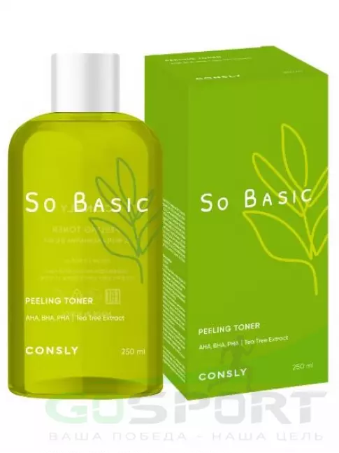 Тонеры для лица CONSLY So Basic AHA/BHA/PHA Peeling Toner 250 мл