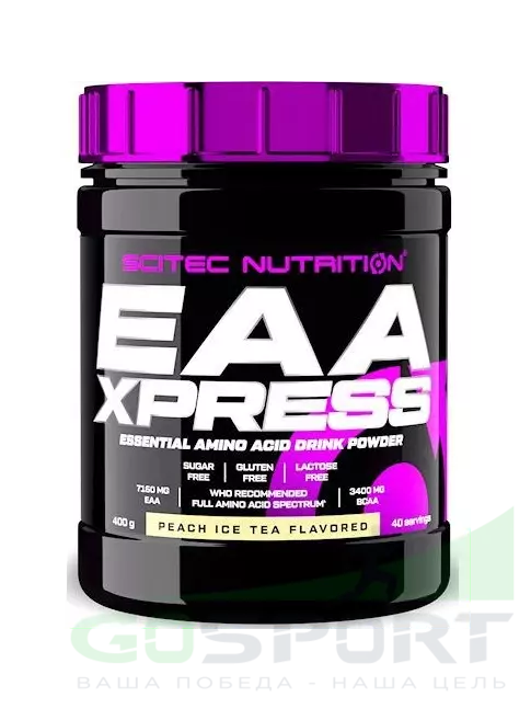 Аминокислоты Scitec Nutrition EAA Xpress 400 г, Холодный персиковый чай Аминокислоты Scitec Nutrition EAA Xpress 400 г, Холодный персиковый чай