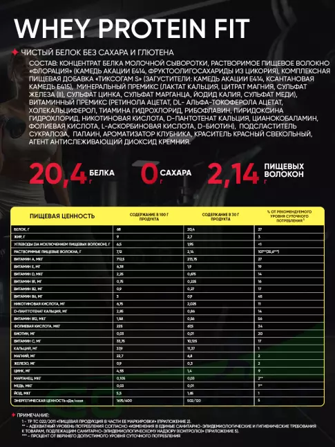 Сывороточный протеин Академия-Т Fit Whey Protein 900 г, Клубника Сывороточный протеин Академия-Т Fit Whey Protein 900 г, Клубника