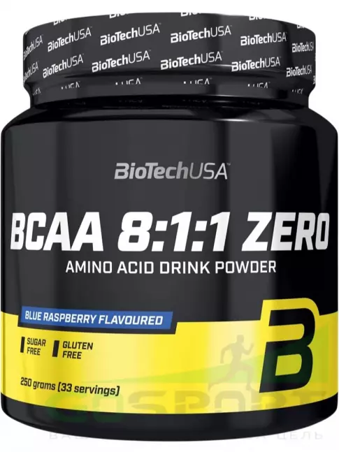 BCAA 8:1:1 BioTechUSA BCAA 8:1:1 Zero 250 г, Голубая малина BCAA 8:1:1 BioTechUSA BCAA 8:1:1 Zero 250 г, Голубая малина