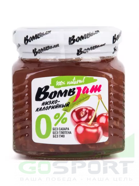Диетический продукт BombBar BombJam 0% 250 г, вишня Диетический продукт BombBar BombJam 0% 250 г, вишня