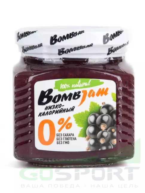 Диетический продукт BombBar BombJam 0% 250 г, черная-смородина