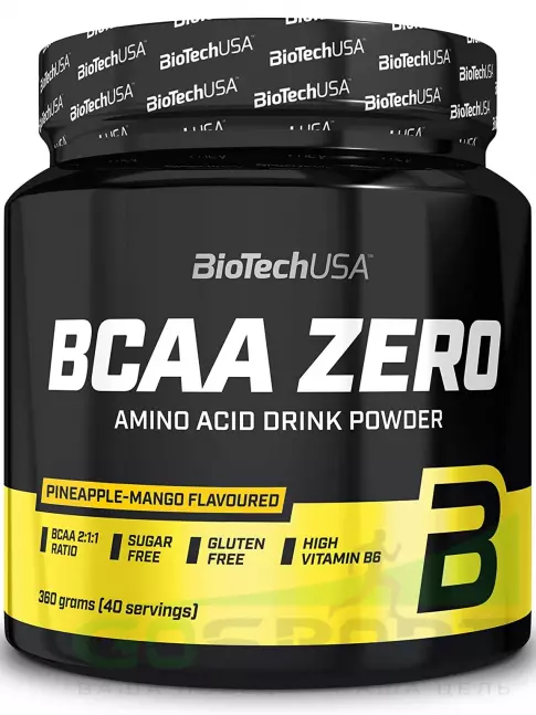 БСАА BioTechUSA BCAA Zero 2:1:1 360 г, Ананас-манго