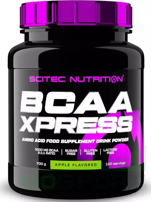 БСАА Scitec Nutrition BCAA Xpress 2:1:1 700 г, Яблоко