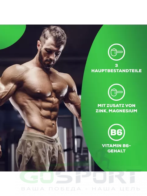 Магний+цинк+B6 BioTechUSA ZMB 60 капсул