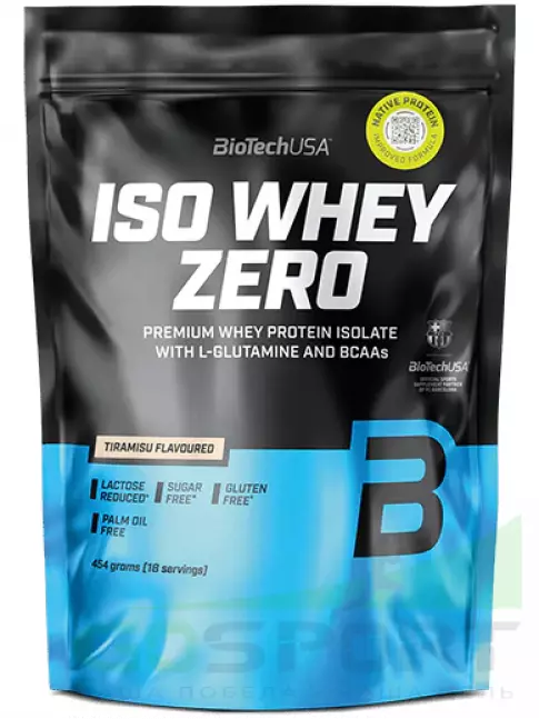Изолят протеина BioTechUSA Iso Whey Zero 454 г, Тирамису