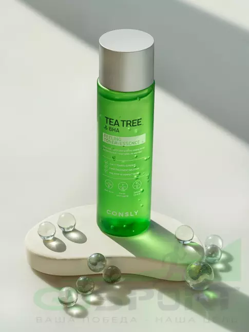 ИМПОРТ CONSLY Tea Tree & BHA Peeling Toner-Essence 200 мл
