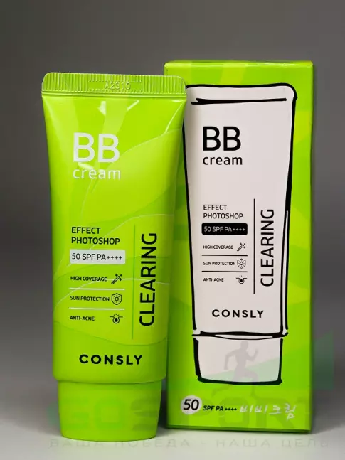 ИМПОРТ CONSLY PHOTOSHOP Tea tree + Witch hazel Clearing BB cream 50 мл ИМПОРТ CONSLY PHOTOSHOP Tea tree + Witch hazel Clearing BB cream 50 мл