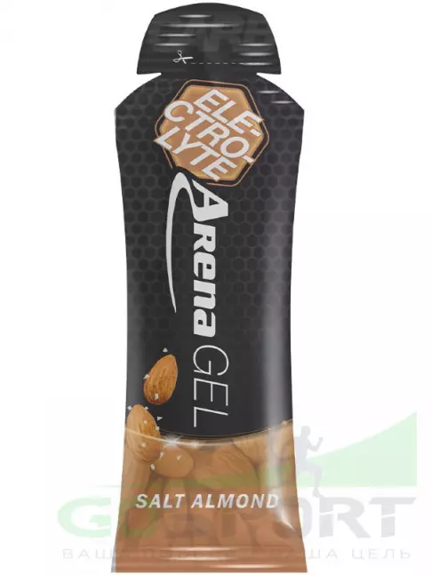 Энергетический гель питьевой Arena Gel Electrolyte 50 г, Солёный миндаль