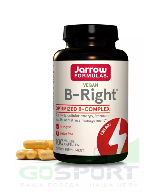  Jarrow Formulas B-Right 100 веган капсул