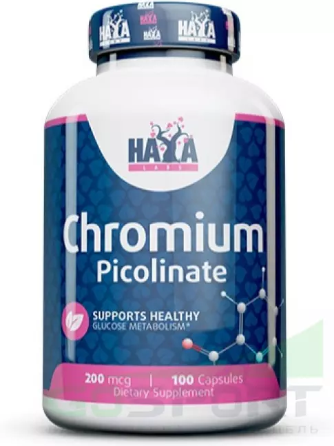  Haya Labs Chromium Picolinate 200 mcg 100 капсул