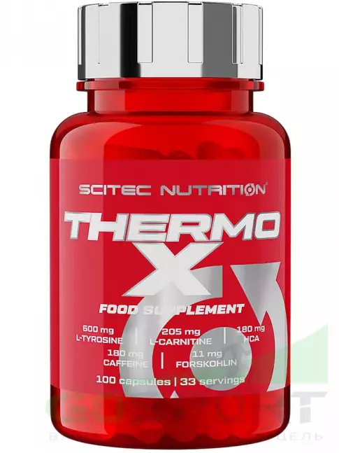 Термогеник Scitec Nutrition Thermo-X 100 капсул